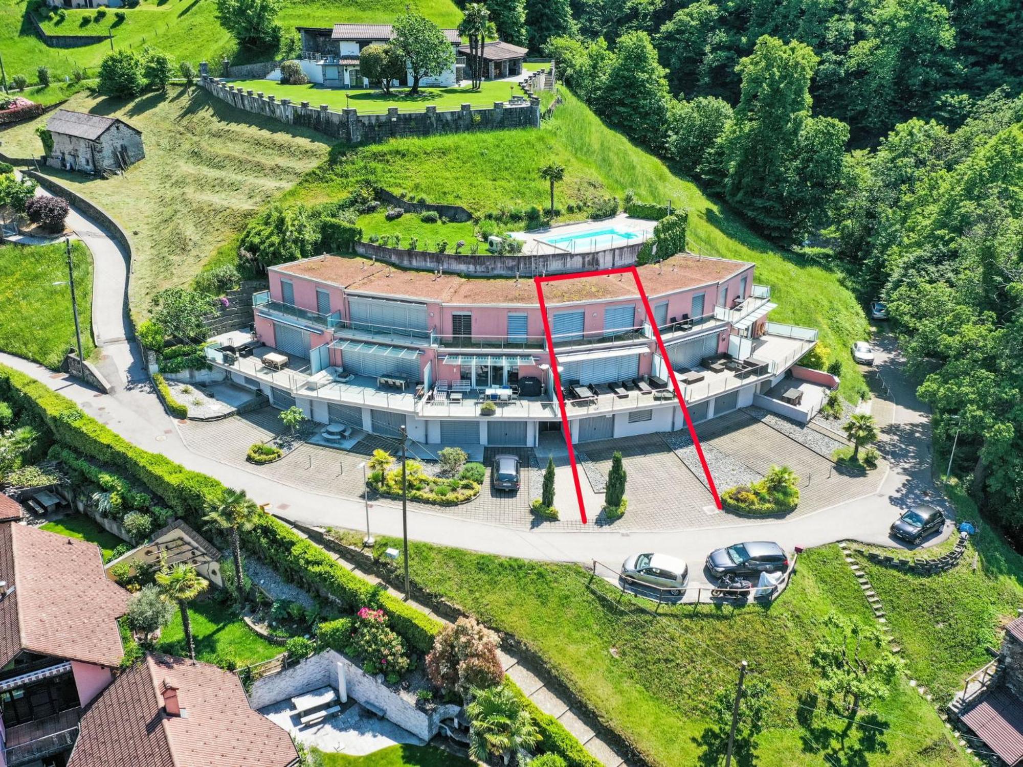 Apartment Vista Lago Maggiore 1-Floor Left By Interhome Gambarogno Dış mekan fotoğraf