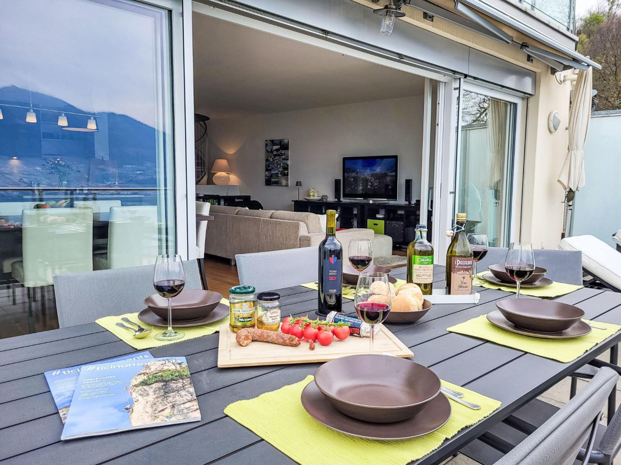 Apartment Vista Lago Maggiore 1-Floor Left By Interhome Gambarogno Dış mekan fotoğraf