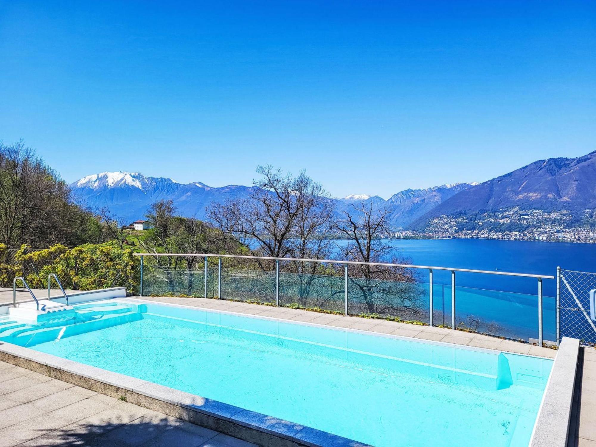 Apartment Vista Lago Maggiore 1-Floor Left By Interhome Gambarogno Dış mekan fotoğraf
