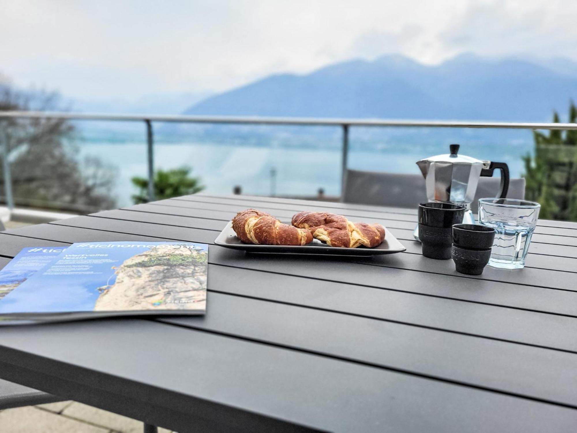 Apartment Vista Lago Maggiore 1-Floor Left By Interhome Gambarogno Dış mekan fotoğraf