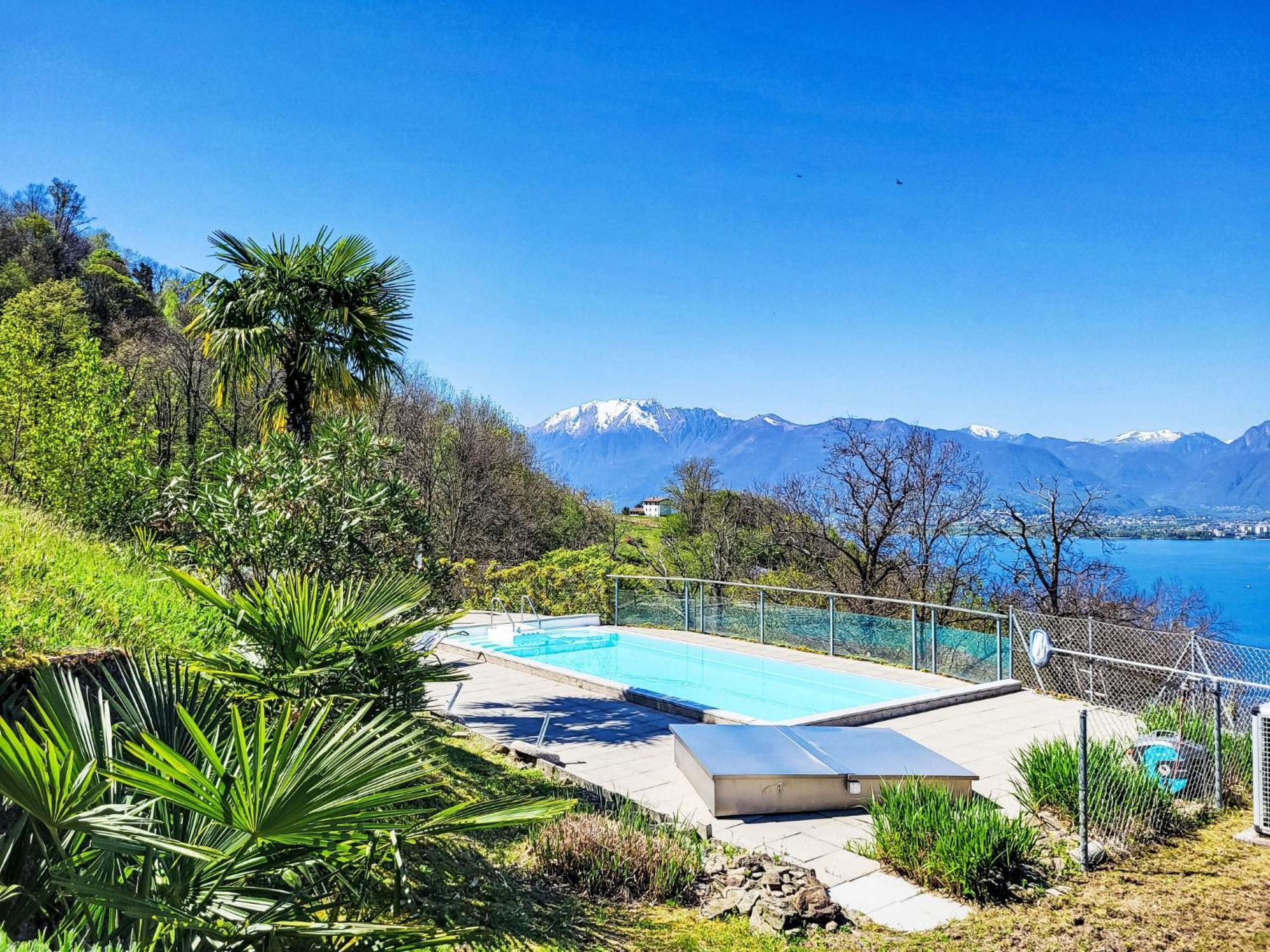 Apartment Vista Lago Maggiore 1-Floor Left By Interhome Gambarogno Dış mekan fotoğraf