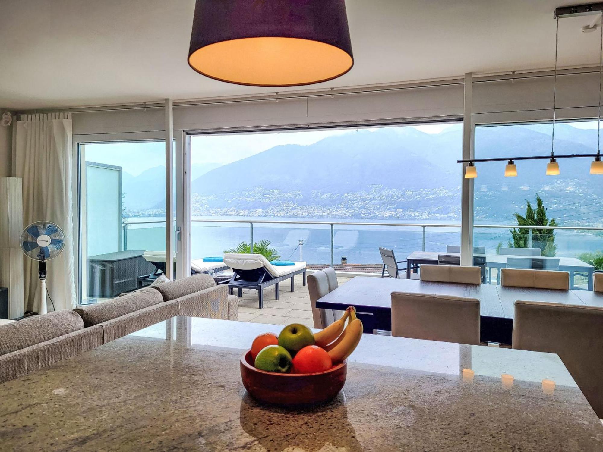 Apartment Vista Lago Maggiore 1-Floor Left By Interhome Gambarogno Dış mekan fotoğraf