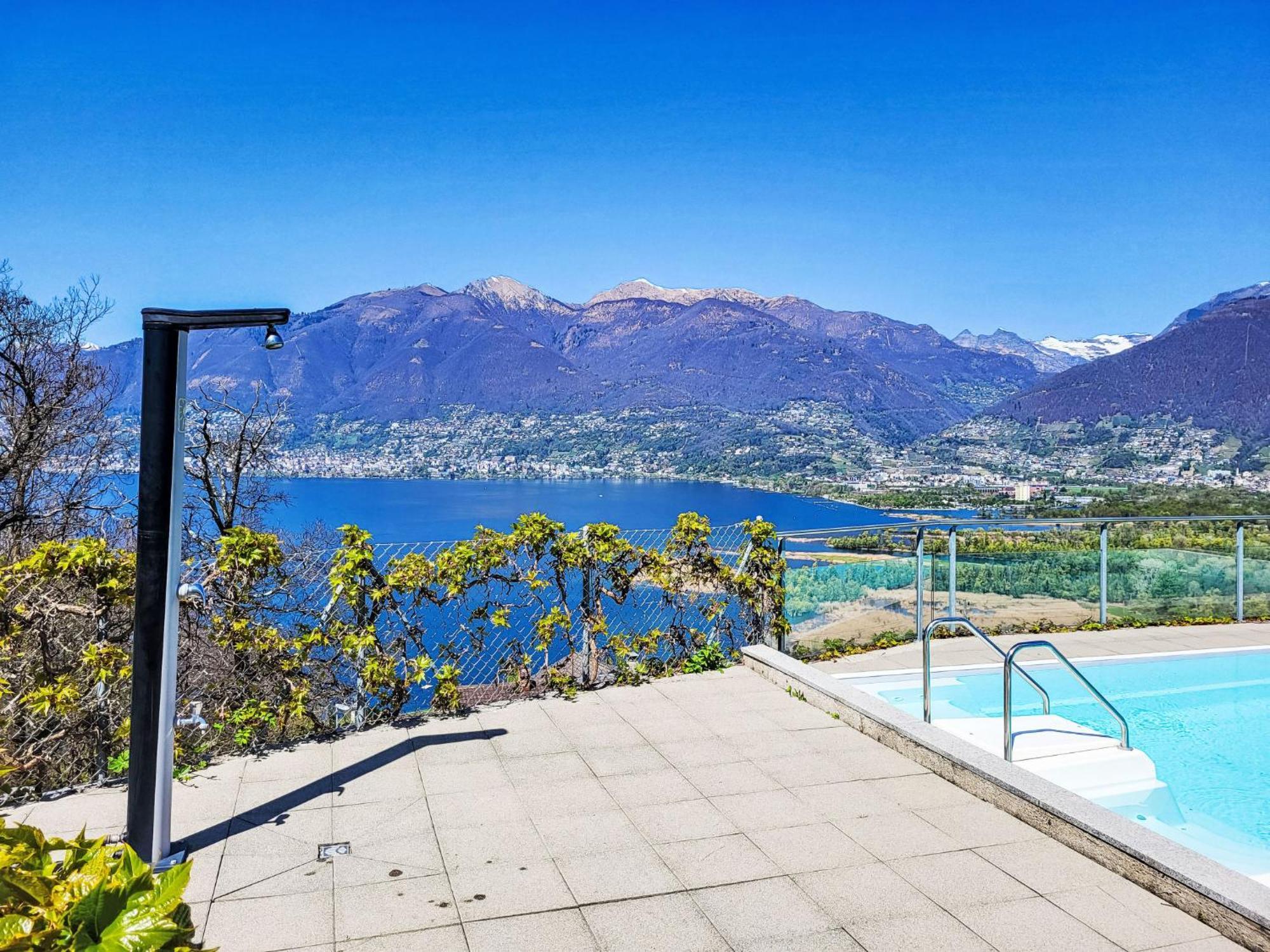 Apartment Vista Lago Maggiore 1-Floor Left By Interhome Gambarogno Dış mekan fotoğraf